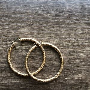 Goldtone Hoop Earrings